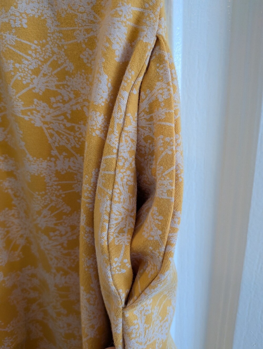 Pact Fit & Flare Midi Dress Floral Yellow White Organic Cotton Sleeveless Size S - Picture 10 of 14